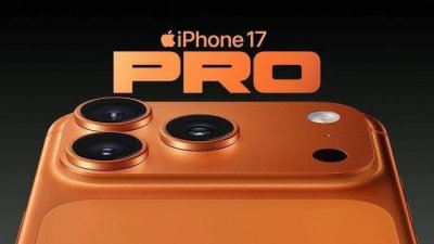 ​我用 iPhone 17 Pro 的星宇橙，设计了一套苹果外卖骑手服，还用 AI 拍出时尚大