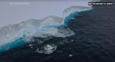 ​重达 1 万亿吨！全球最大冰山 A23a 正开始崩解