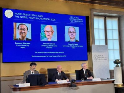 ​2025年诺贝尔化学奖揭晓
