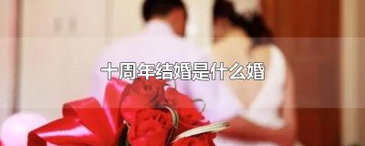 ​十周年结婚是什么婚