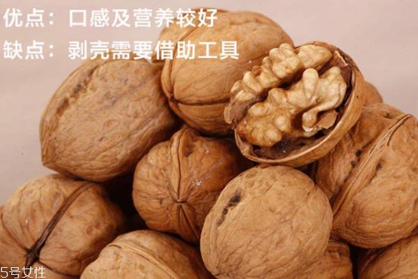 纸皮核桃和厚壳核桃哪个好 核桃3种厚度大pk 纸皮核桃和厚壳核桃哪个好 核桃3种厚度大pk