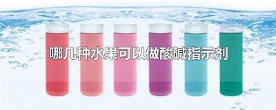 ​哪几种水果可以做酸碱指示剂